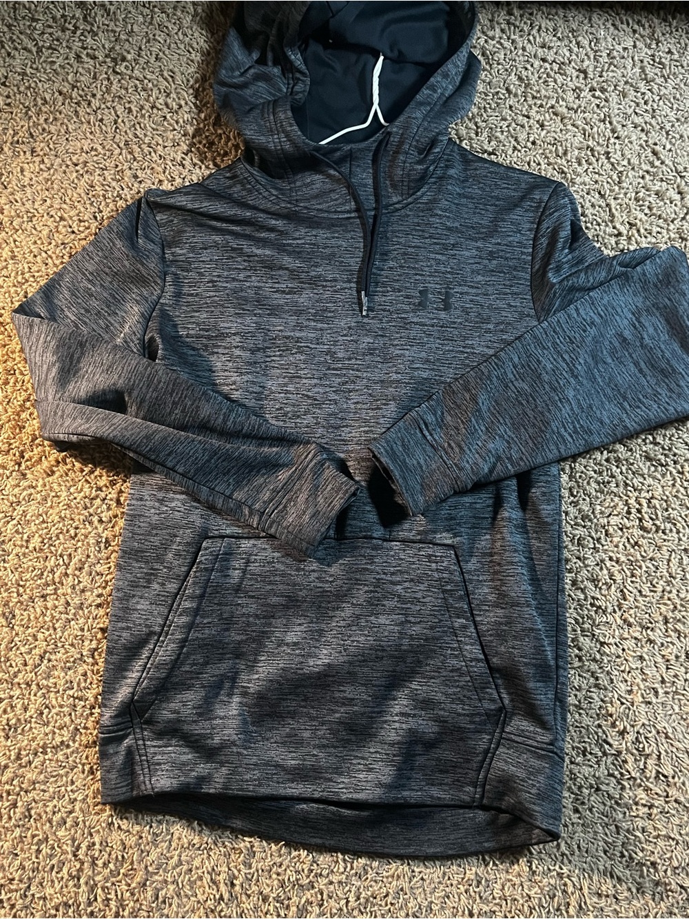Under Armour Men's Dark Gray Heather Pullover Hoodie